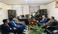 نخسین دیدار مدیریت شبکه بهداشت و درمان شهرستان رزن با فرماندار شهرستان درگزین